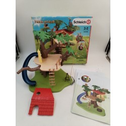 Farm World Schleich 42408 Ferme Cabane Bois Arbres Figurine Personnage Lego...