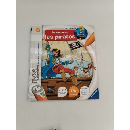 Tiptoi Livré Interactif Je Découvre Les Pirates Ravensburger Jeu Electronique