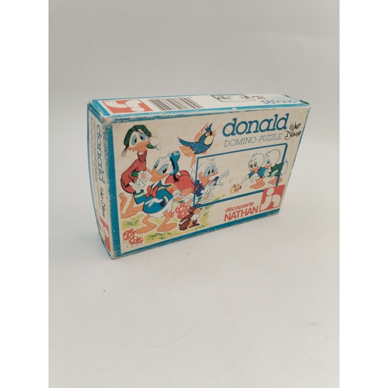 1979 Walt Disney Donald Domino Puzzle Jeux Nathan Découverte Éveil Vintage 1979 Walt Disney Donald Domino Puzzle Jeux Nathan Découverte Éveil Vintage