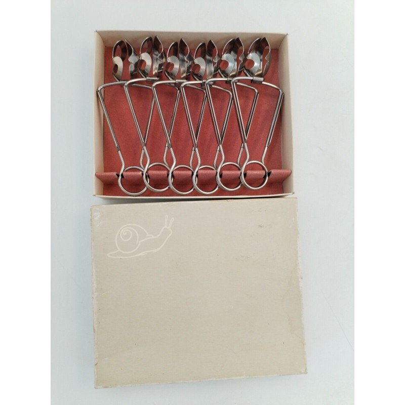 Coffret 6 Pinces À Escargots Inox Made In France Breveté Sgdg Pince Escargot Coffret 6 Pinces À Escargots Inox Made In France Breveté Sgdg Pince Escargot