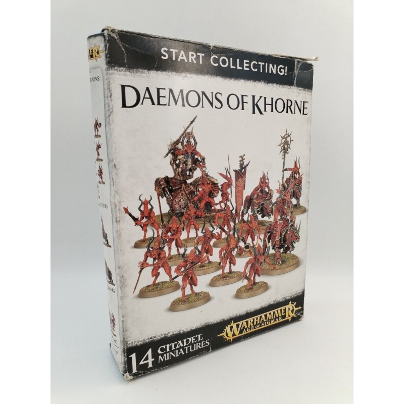 Warhammer Age Of Sigmar Daemons Of Khorne Start Collecting 14 Citadel Miniatures Warhammer Age Of Sigmar Daemons Of Khorne Start Collecting 14 Citadel Miniatures