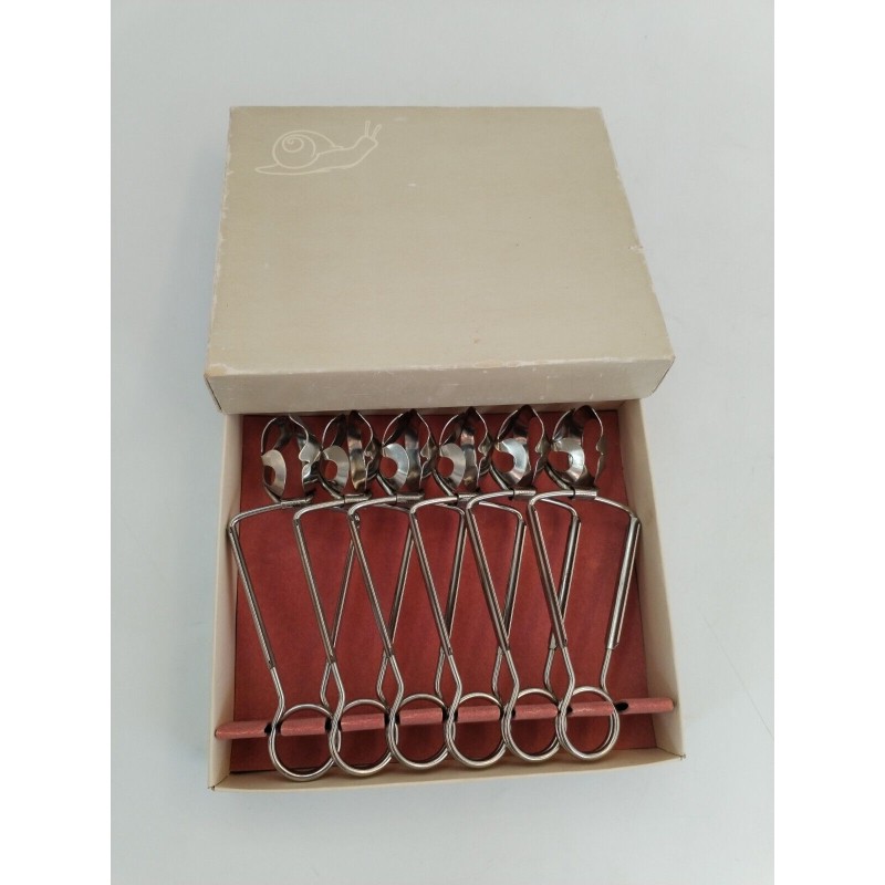 Coffret 6 Pinces À Escargots Inox Made In France Breveté Sgdg Pince Escargot Coffret 6 Pinces À Escargots Inox Made In France Breveté Sgdg Pince Escargot
