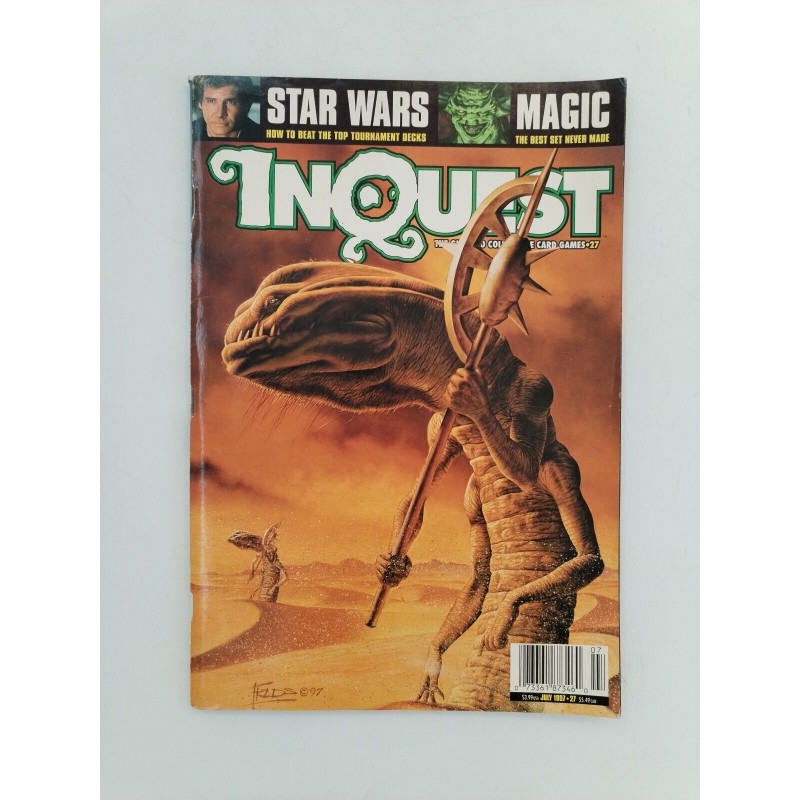 Inquest Numéro 27 July 1997 Star Wars Magic Cars Games Magazine Wizards Revue Inquest Numéro 27 July 1997 Star Wars Magic Cars Games Magazine Wizards Revue