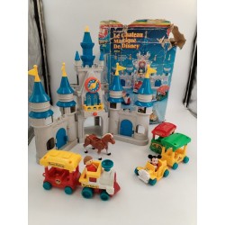 Le Château Magique De Disney Railway Li'l Playmates Jouet Figurine Vintage Tomy