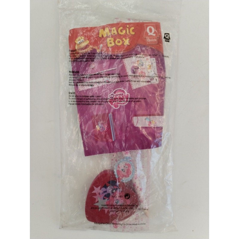 My Little Pony Magic Box Quick Neuf Gomme Crayon Règle My Little Pony Magic Box Quick Neuf Gomme Crayon Règle