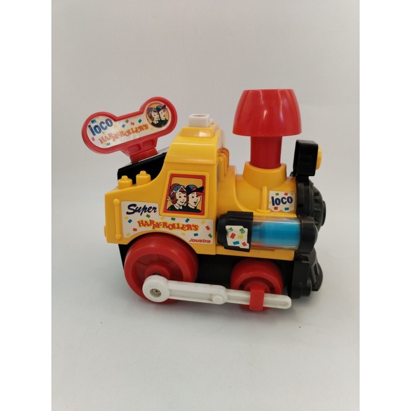 Super Loco 1989 Joustra Happy Roller's My Kids Jouet Électronique Vintage Train Super Loco 1989 Joustra Happy Roller's My Kids Jouet Électronique Vintage Train