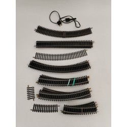 Lot De 36 Rails Courbes Droits Éclisses Jouef Trains Électriques Playcraft...