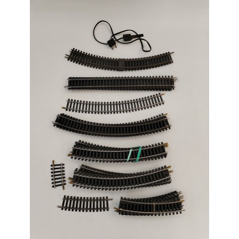 Lot De 36 Rails Courbes Droits Éclisses Jouef Trains Électriques Playcraft... Lot De 36 Rails Courbes Droits Éclisses Jouef Trains Électriques Playcraft...