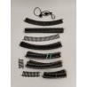 Lot De 36 Rails Courbes Droits Éclisses Jouef Trains Électriques Playcraft...