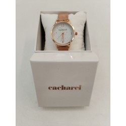 Montre Neuve Cacharel Rose Gold Acier Inoxydable Stainless Steel Or Rose