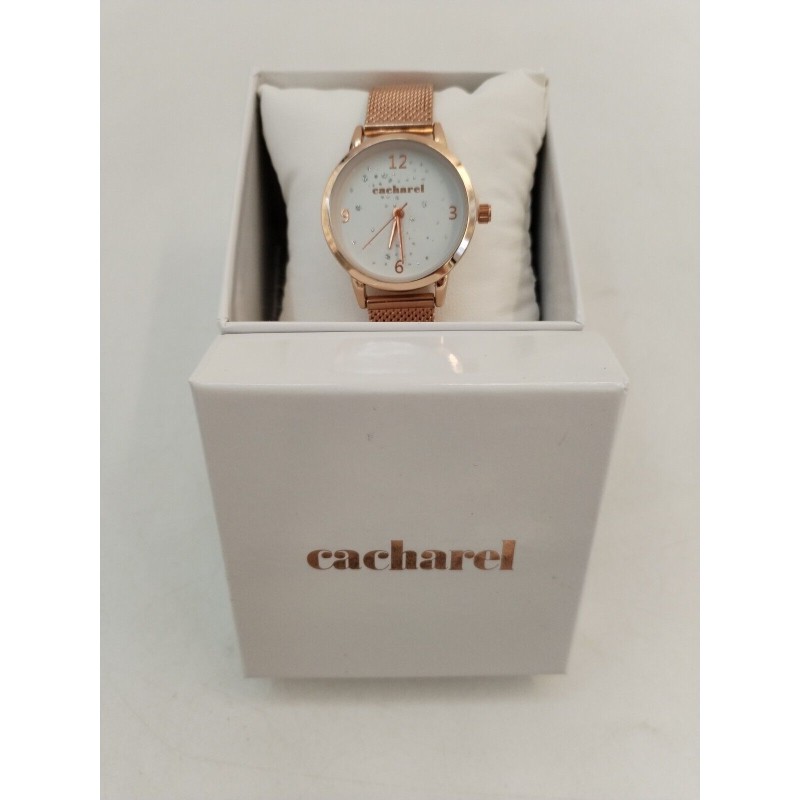 Montre Neuve Cacharel Rose Gold Acier Inoxydable Stainless Steel Or Rose Montre Neuve Cacharel Rose Gold Acier Inoxydable Stainless Steel Or Rose