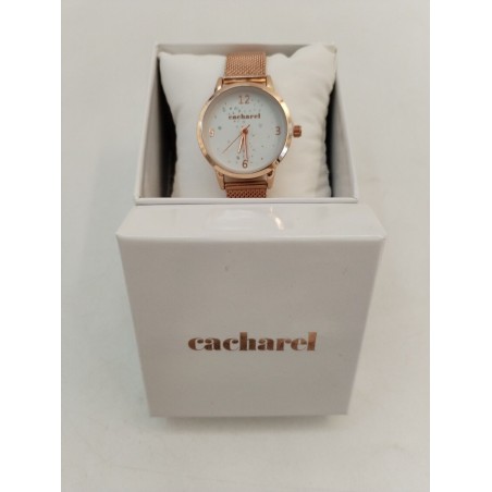 Montre Neuve Cacharel Rose Gold Acier Inoxydable Stainless Steel Or Rose