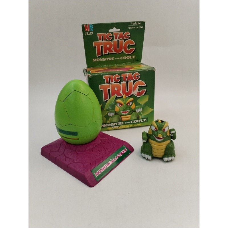 1986 Mb jeux Tic Tac Truc Monstre A La Coque Eggzilla Things Jouet Vintage 1986 Mb jeux Tic Tac Truc Monstre A La Coque Eggzilla Things Jouet Vintage