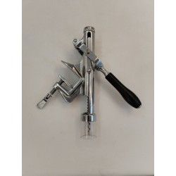 Tire Bouchon Automatique Ouvre Bouteille Vin Bar Comptoir Chrome Levier Étaux