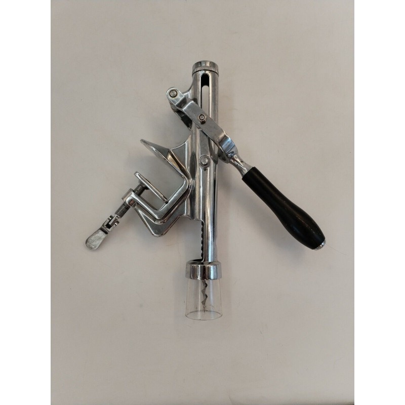 Tire Bouchon Automatique Ouvre Bouteille Vin Bar Comptoir Chrome Levier Étaux Tire Bouchon Automatique Ouvre Bouteille Vin Bar Comptoir Chrome Levier Étaux