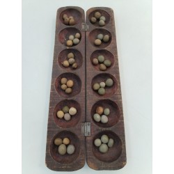 Awale Jeux Traditionnel Africain Bois Sculpté Wari Awele Jeu Fait Main Awalé 