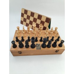 Jeux D'échecs Bois Échiquier Pliant Coffret Lardy Staunton Chessmen Jeu Echec