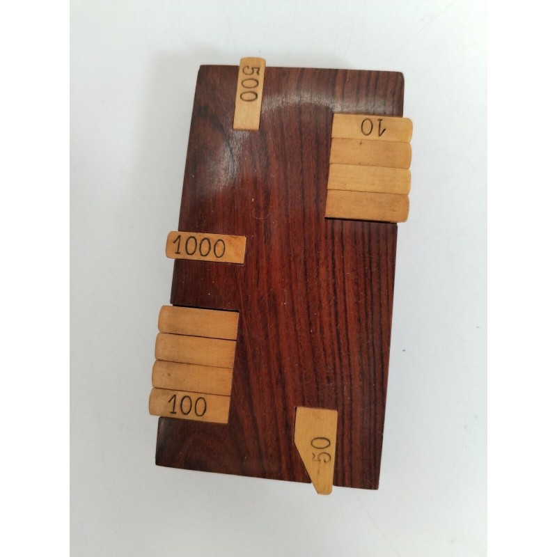 Ancien Marqueur Compteur Points Compte Cartes Marque Jeux Jeu Bridge Whist Ancien Marqueur Compteur Points Compte Cartes Marque Jeux Jeu Bridge Whist
