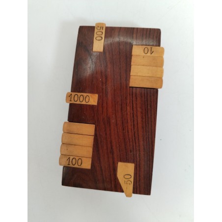 Ancien Marqueur Compteur Points Compte Cartes Marque Jeux Jeu Bridge Whist