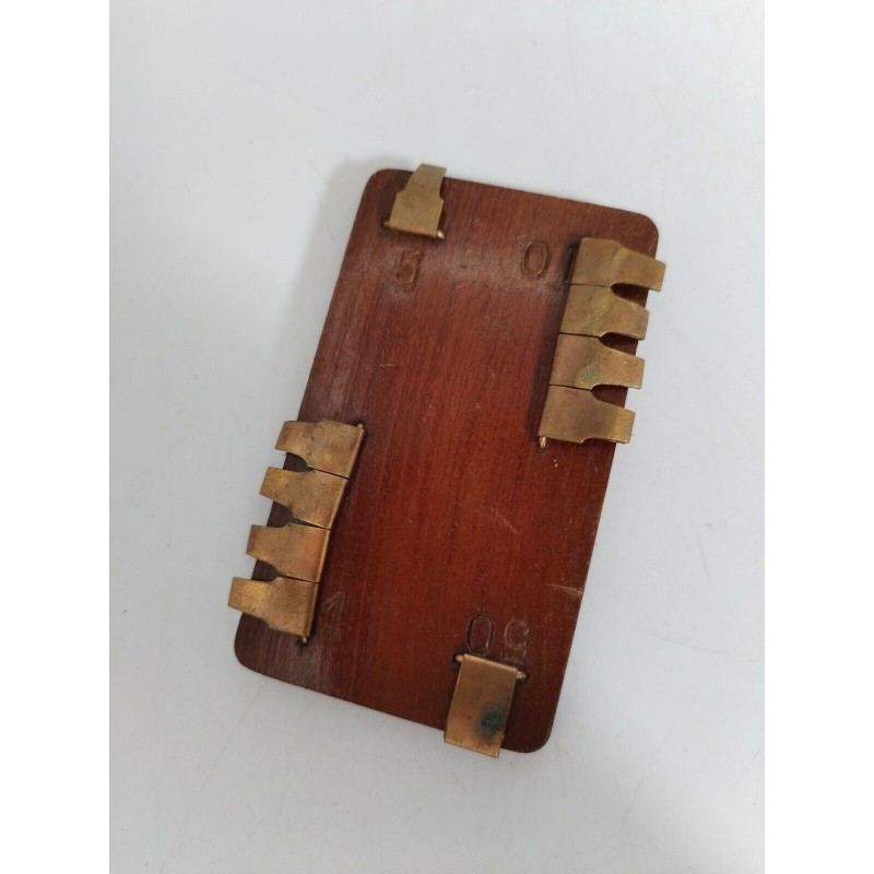Ancien Marqueur Compteur Points Compte Cartes Marque Jeux Jeu Bridge Whist Metal Ancien Marqueur Compteur Points Compte Cartes Marque Jeux Jeu Bridge Whist Metal