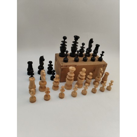 Ancien Jeux d'échecs style REGENCE Jeu Échec Reine 9 Old REGENCY chess set
