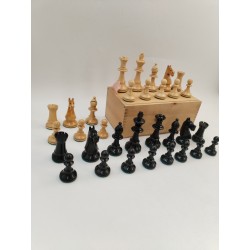 Ancien Jeu D'échecs Staunton Jeux Échec Billes De Verre Antique Chess Set Échecs