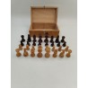 Jeux D'échecs Staunton Bois Feutrine Jeu Échec Échecs Chess Set Game Boite