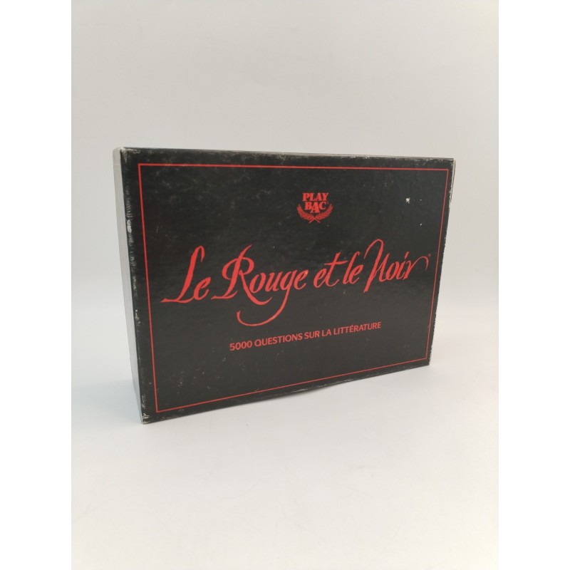 Le Rouge Et Le Noir Édition Play Bac Jeu De Société Jeux Questions Littérature