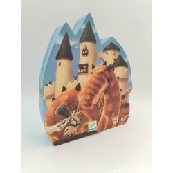 Djeco Puzzle Le Château Du Dragon 54 Puzzles Chateau Chevalier Eveil 