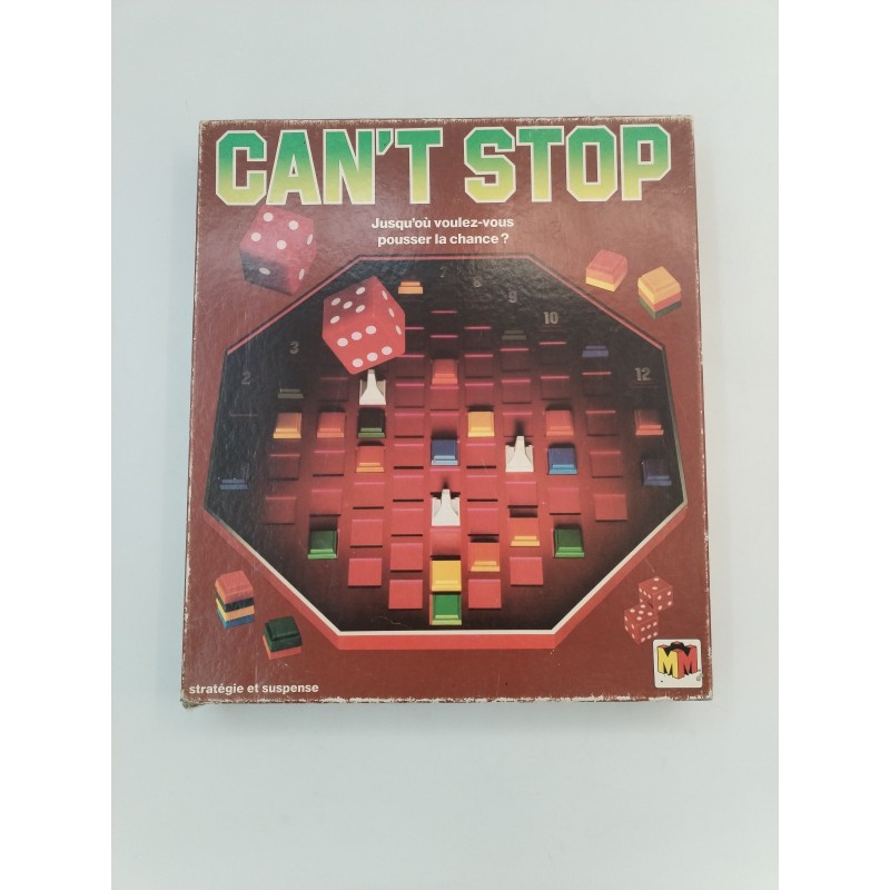 Can't Stop 1980 Parker Brothers Jeux De Société Miro Mecano Jeu Vintage Can't Stop 1980 Parker Brothers Jeux De Société Miro Mecano Jeu Vintage