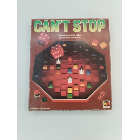 Can't Stop 1980 Parker Brothers Jeux De Société Miro Mecano Jeu Vintage 