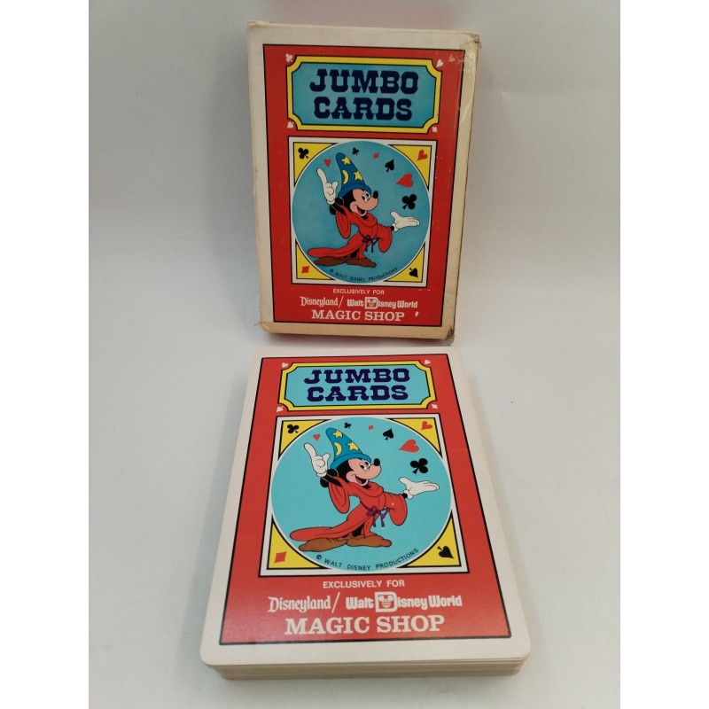Disneyland Walt Disney World Magic Shop Jumbo Cards Jeux De Cartes Géantes... Disneyland Walt Disney World Magic Shop Jumbo Cards Jeux De Cartes Géantes...
