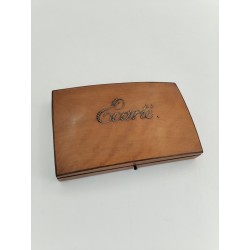 Ancienne Boite Bois Du Jeu De L'écarté Jeux Nouveaux Ancien Cartes Écarté Carte 