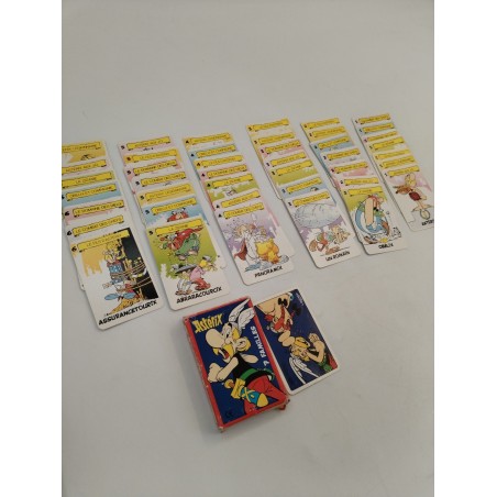 1995 JEU de CARTE 7 FAMILLES ASTERIX Jean Brunet France Cartes Uderzo Jeux 