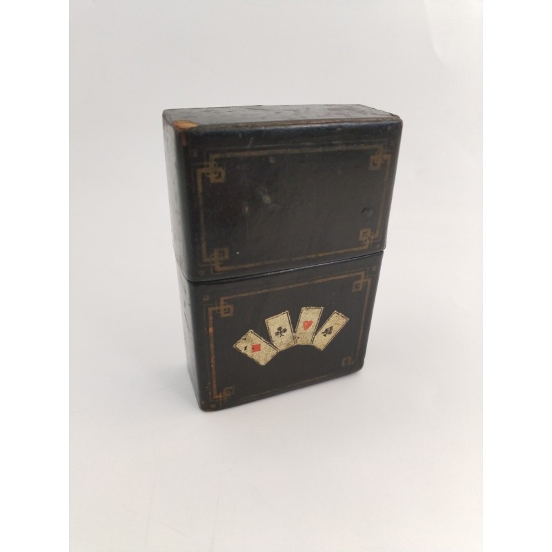 Ancienne Boite De Cartes Napoléon III 3 Noir Laqué Jeux Ancien Jeu Carte Ancienne Boite De Cartes Napoléon III 3 Noir Laqué Jeux Ancien Jeu Carte
