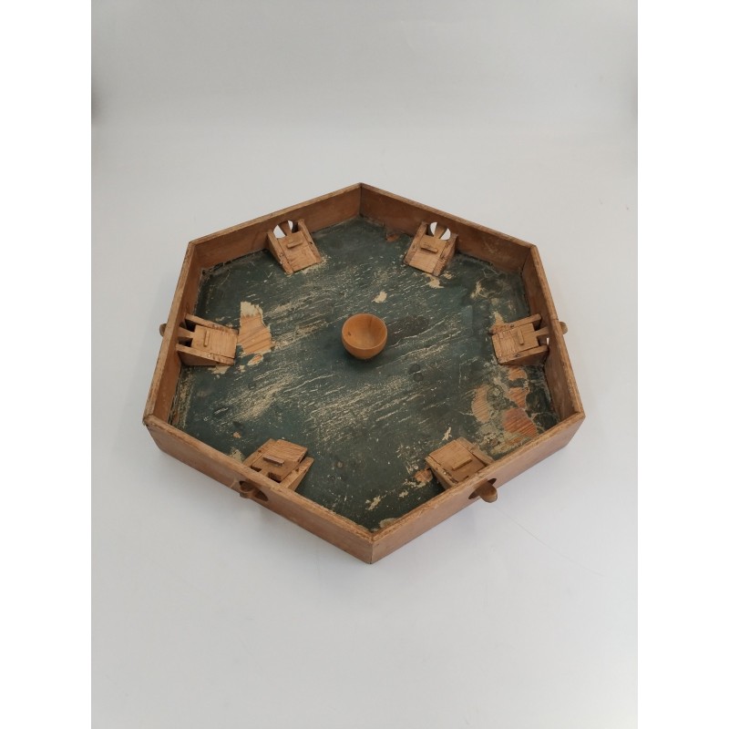 Ancien Jeu De La Puce 6 Joueurs en Bois Jeux De Comptoir Estaminet Plateau Ancien Jeu De La Puce 6 Joueurs en Bois Jeux De Comptoir Estaminet Plateau
