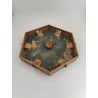 Ancien Jeu De La Puce 6 Joueurs en Bois Jeux De Comptoir Estaminet Plateau 