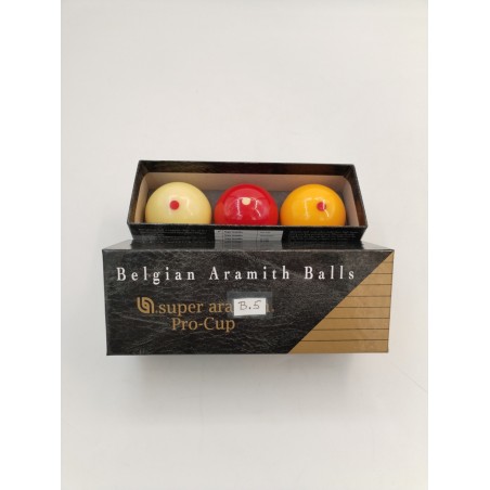 Belgian Aramith Balls Pro Cup Super Luxe Carom Balls Billiard Official Set Cue