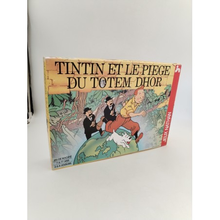 1992 Tintin Et Le Piège Du Totem Dhor Jeux Nathan Jeu De Société Hergé Bd