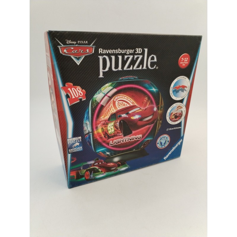 Disney Pixar Cars Puzzle 3 D Lighting Ravensburger 108 Premium Néon Racers Cup Disney Pixar Cars Puzzle 3 D Lighting Ravensburger 108 Premium Néon Racers Cup