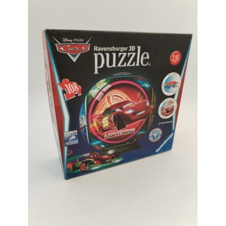 Disney Pixar Cars Puzzle 3 D Lighting Ravensburger 108 Premium Néon Racers Cup
