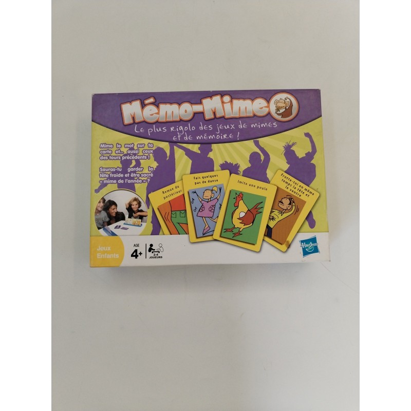 Mémo Mime Hasbro Jeux De Société Jeu Enfants Rigolo Mimes Mémoire Mémo Mime Hasbro Jeux De Société Jeu Enfants Rigolo Mimes Mémoire