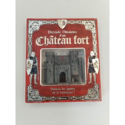 Déroule L'histoire D'un Château Fort Nathan Forteresse Livre Jeu Pop Up Médiéval