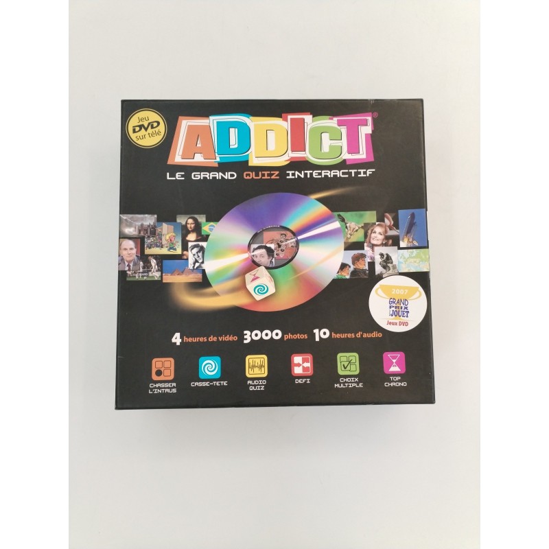 Addict Grand Quiz Interactif Jeu DVD Jeux De Société Addict Grand Quiz Interactif Jeu DVD Jeux De Société