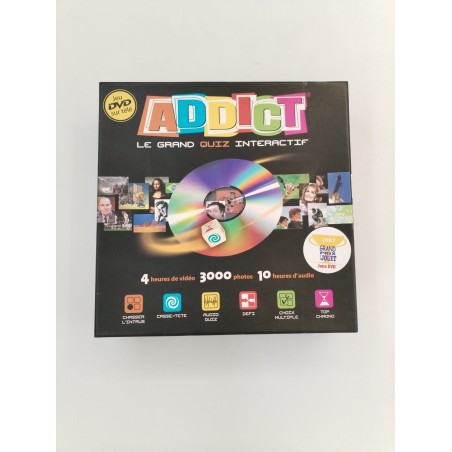 Addict Grand Quiz Interactif Jeu DVD Jeux De Société