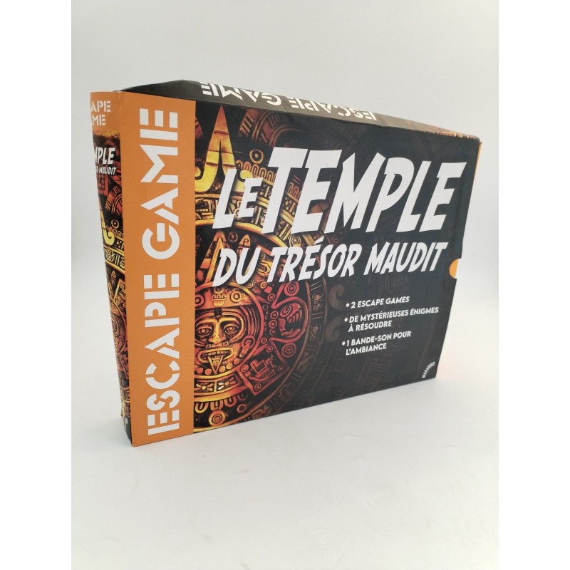 JEU ESCAPE GAME LE TEMPLE DU TRESOR MAUDIT Marabout Jeux Énigmes JEU ESCAPE GAME LE TEMPLE DU TRESOR MAUDIT Marabout Jeux Énigmes