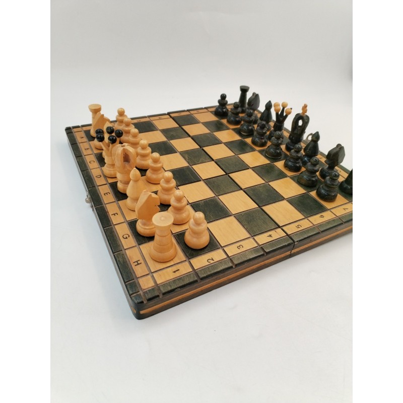 Jeux D'échecs Bois Coffret Pliant Plateau Échiquier Jeu Échec Échecs Jeux D'échecs Bois Coffret Pliant Plateau Échiquier Jeu Échec Échecs