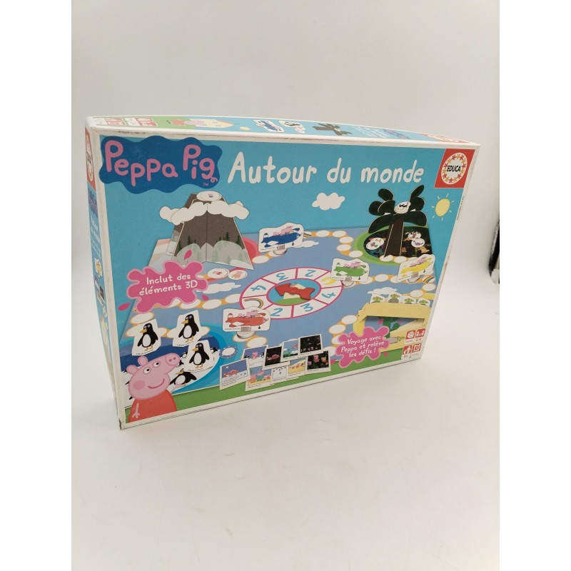 Peppa Pig Autour Du Monde Educa Jeux De Société Jeu 3d Voyage Défis