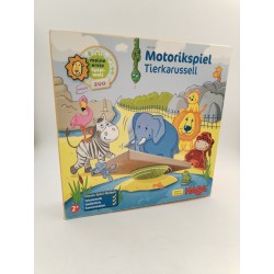 Haba Le Manège Des Animaux Jeu De Motricité Bois Motoriskpiel Tierkarussell Zoo