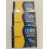Lot De 3 Cd Neuf Sony Cd-Rw Multi Speed 650 Mb Compact Disc Rw Re Writable...